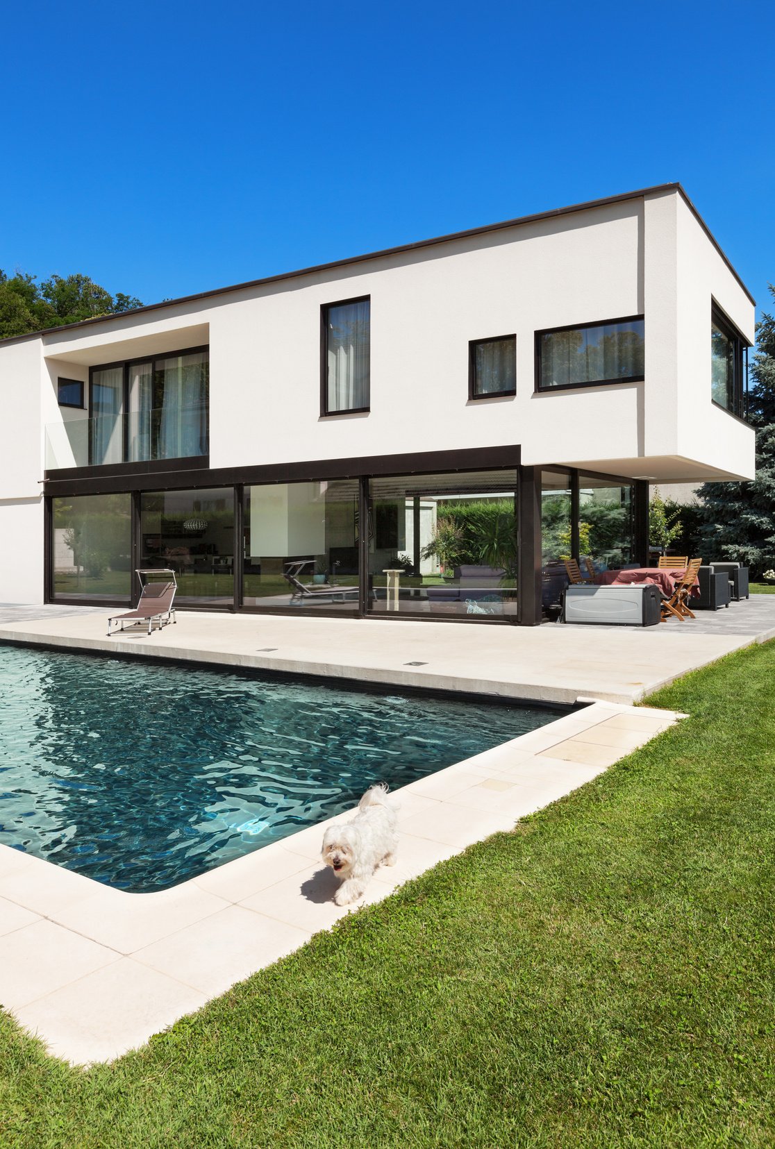 Modern villa with pool